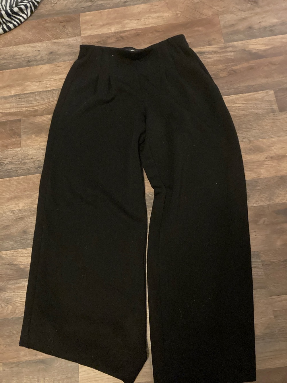 Jones New York Black Wide-Leg Dress Pants